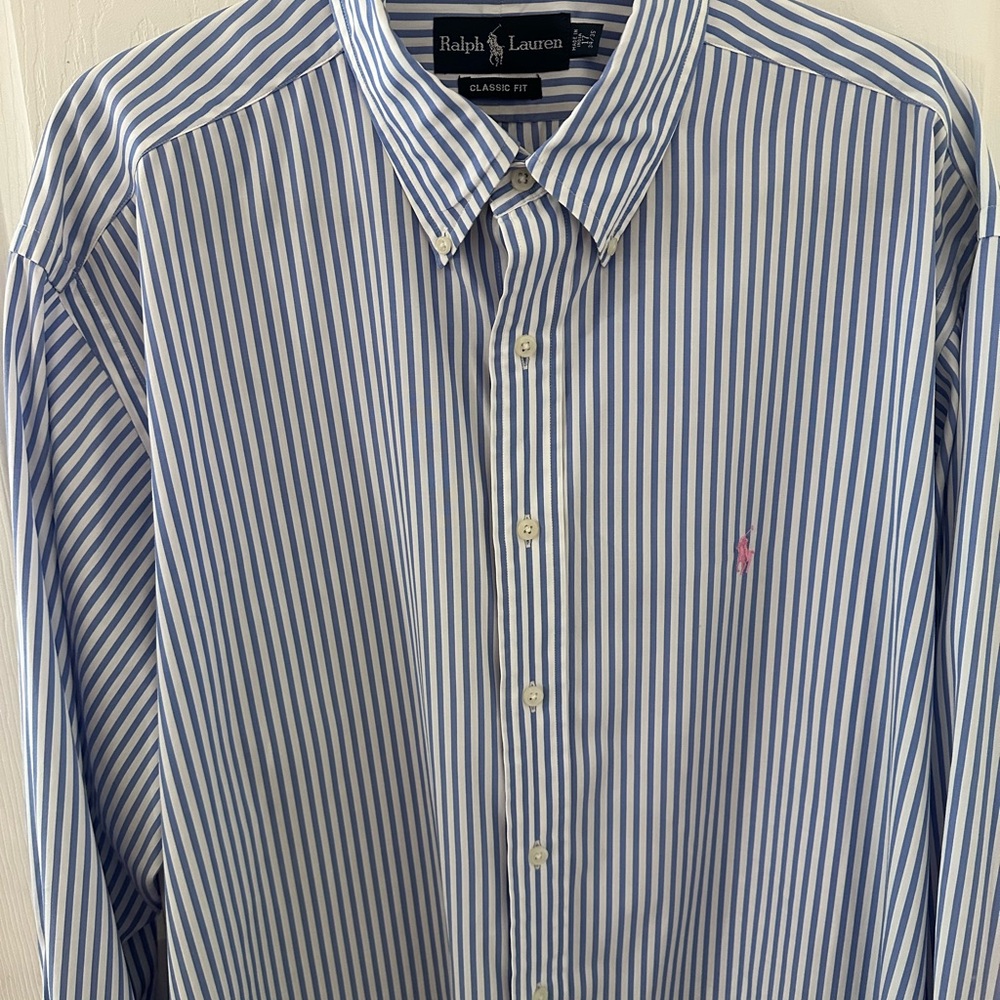 Ralph Lauren Striped Button-Up Shirt - Picture 4 of 4